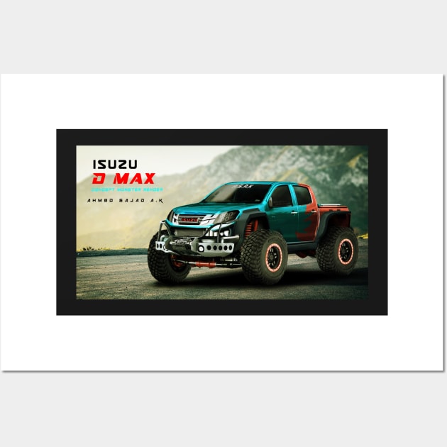 ISUZU Dmax Dgital modified ARTWORK by ASAKDESIGNS Wall Art by ASAKDESIGNS